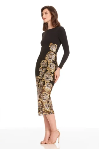 Dress the Population MARA #2 Gold/Multi thumbnail