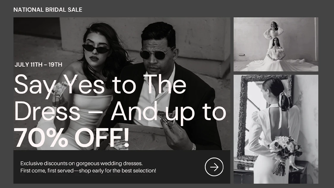 National Bridal Sale Banner