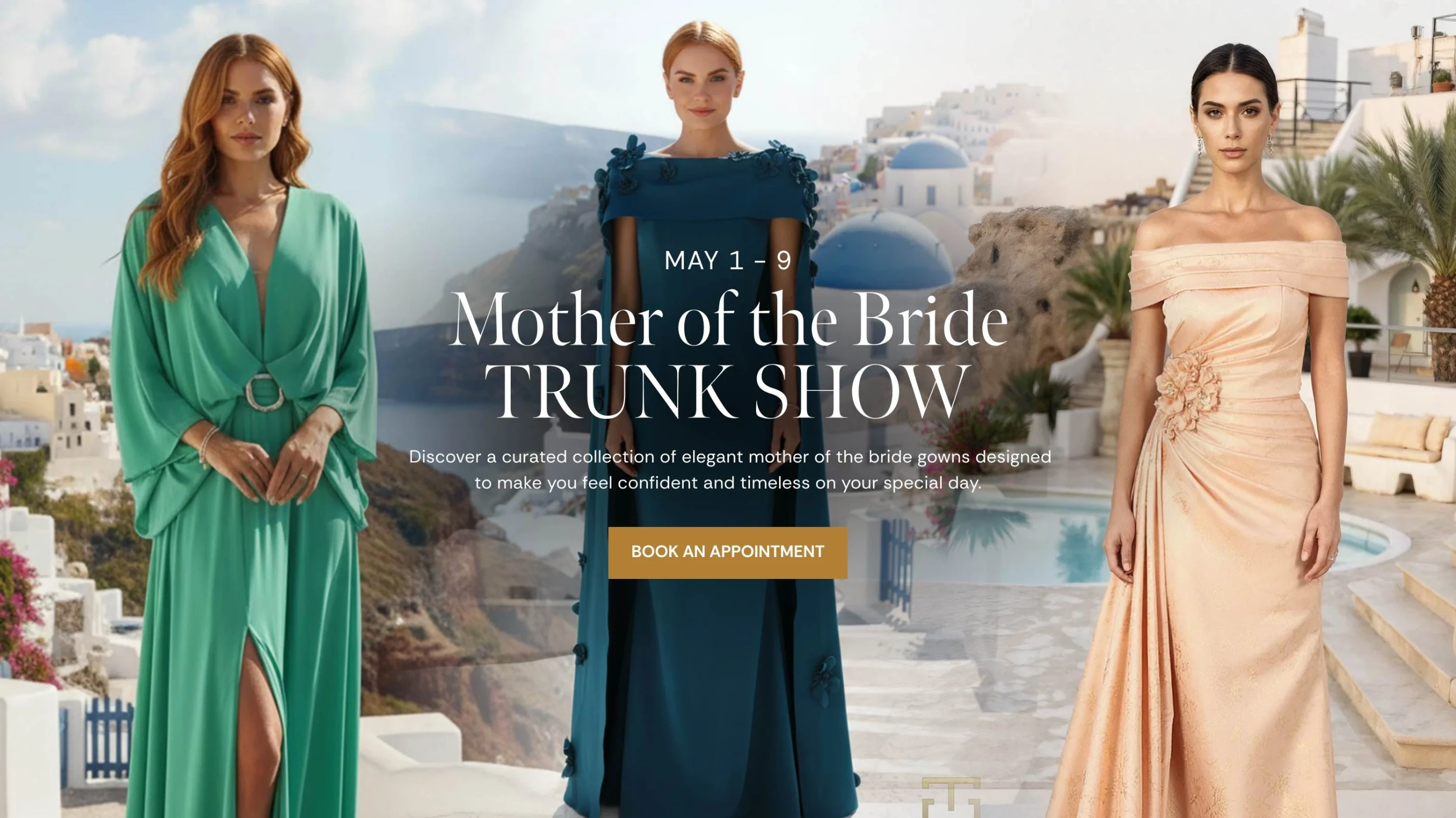 Mother of the Bride Trunk Show Banner