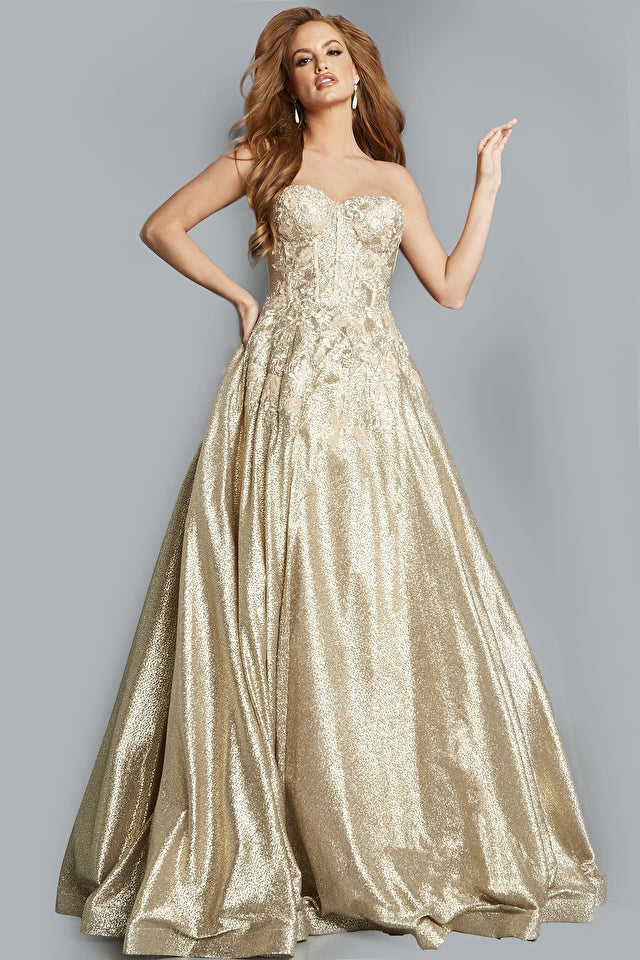 Gold Designer Evening Gowns for Women | Neiman Marcus